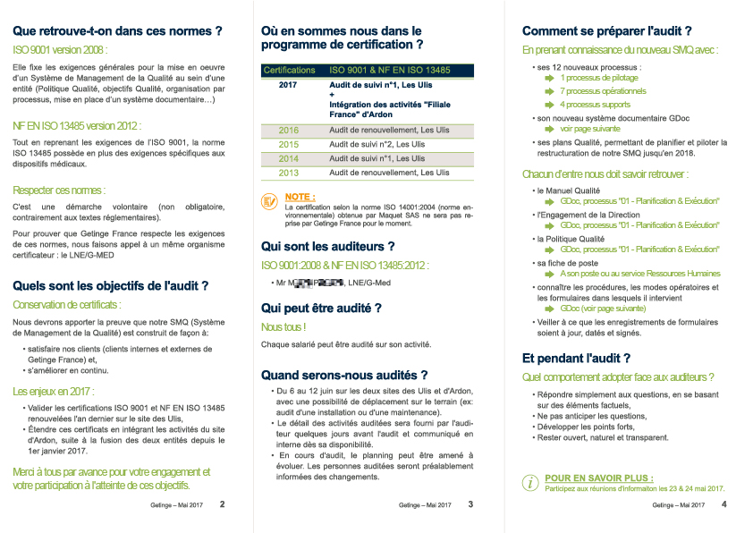 Print Fiche Qualité #1 - page 2 / verso