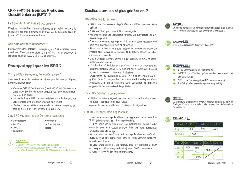 Print Fiche Qualité #2 - page 2 / verso